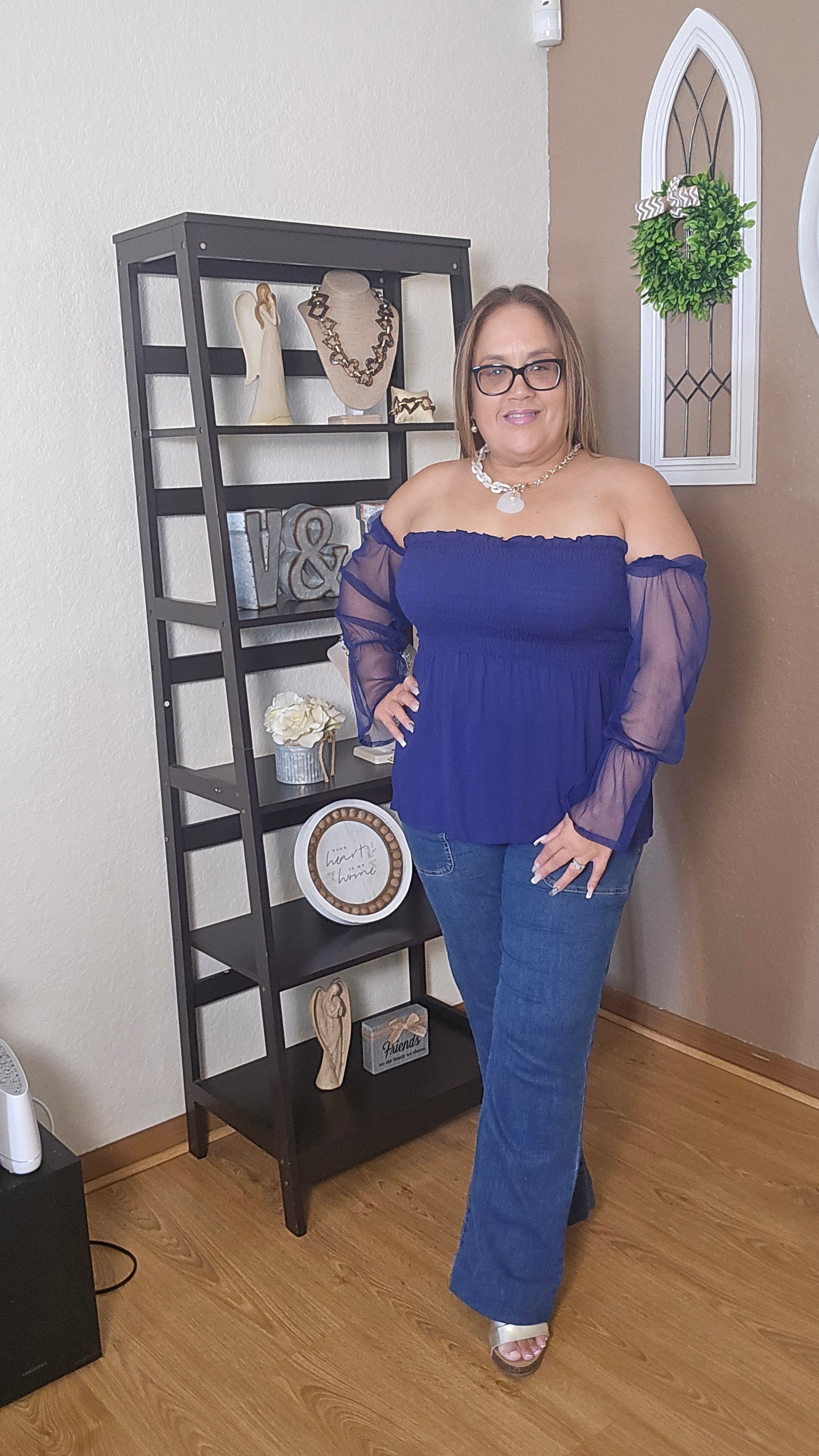 HILDA TOP- OFF THE SHOULDER TOP