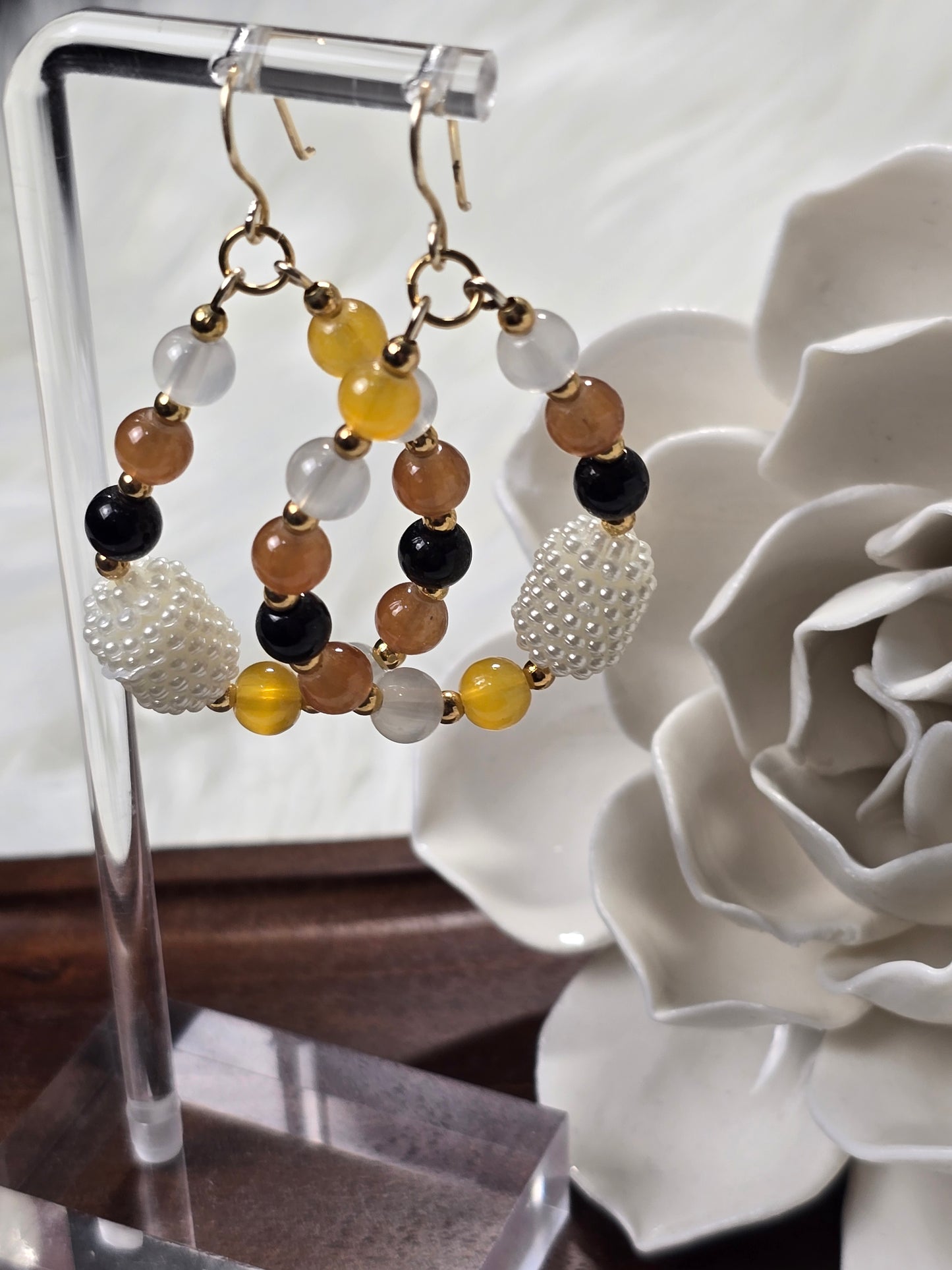 NATALIA EARRINGS- WIRE HANDMADE EARRINGS