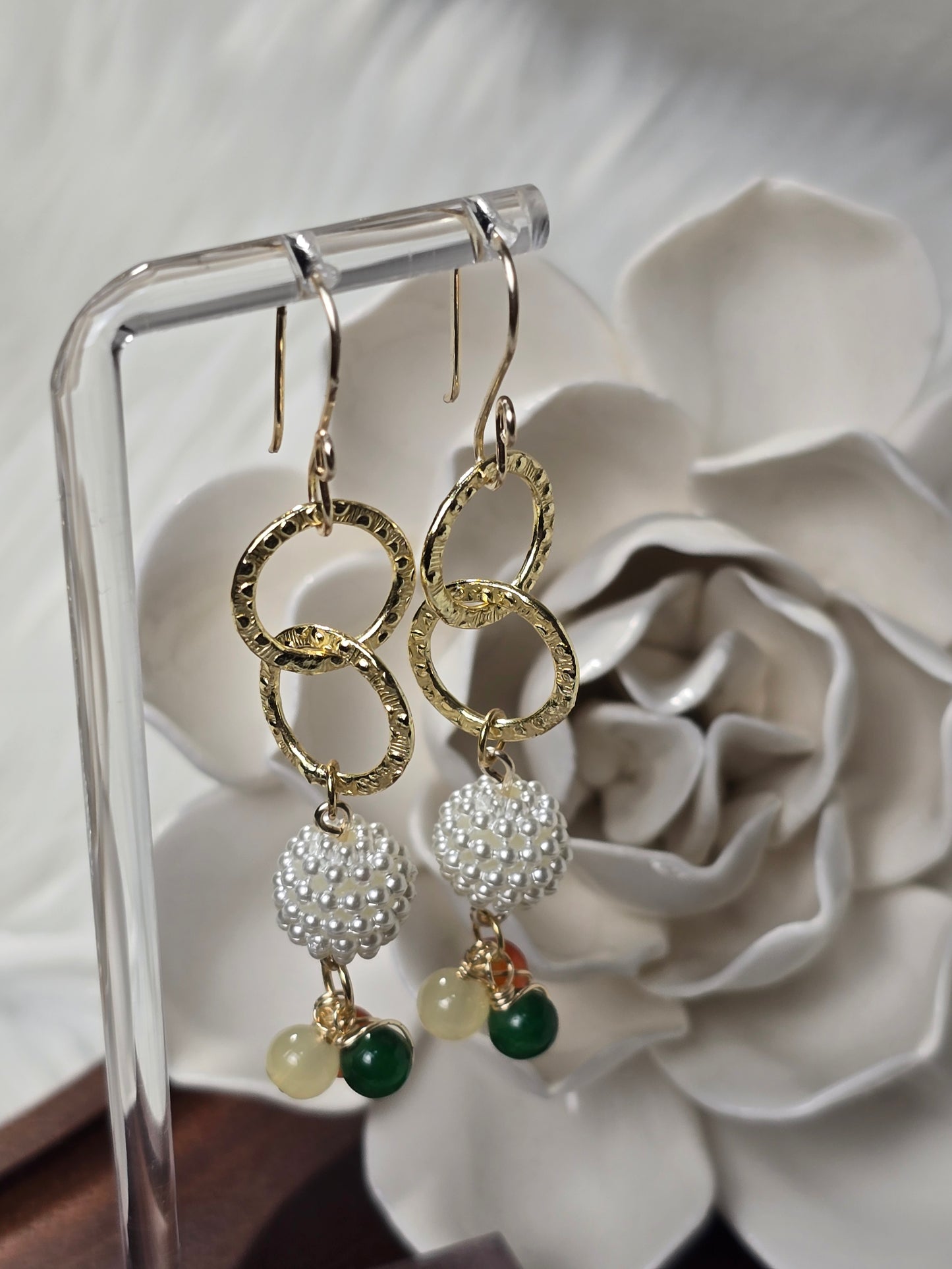 MONICA EARRINGS- WIRE HANDMADE EARRINGS
