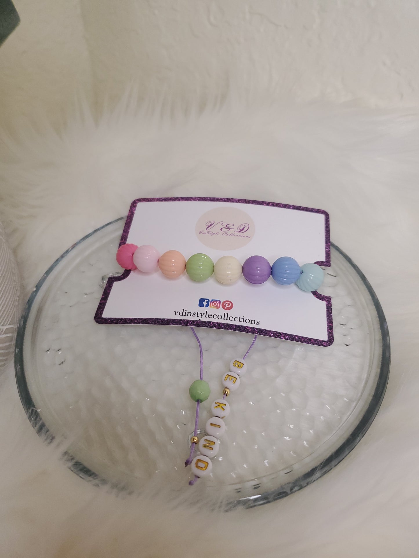 NATALIA BRACELET- ADJUSTABLE HANDMADE BRACELET
