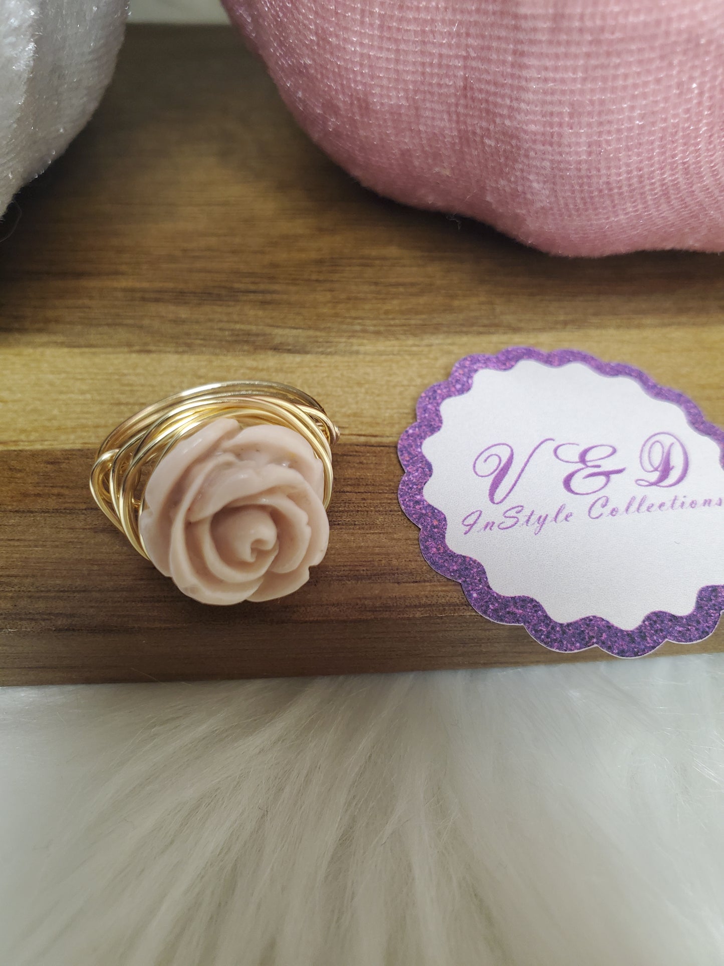 FALL ROSE RING