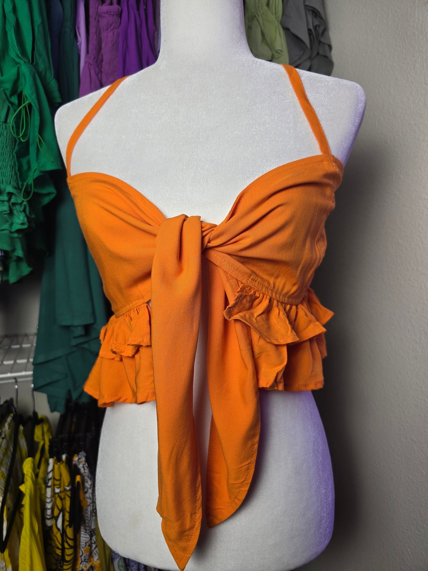 CROP TOP BROOKLYN (two ruffle)