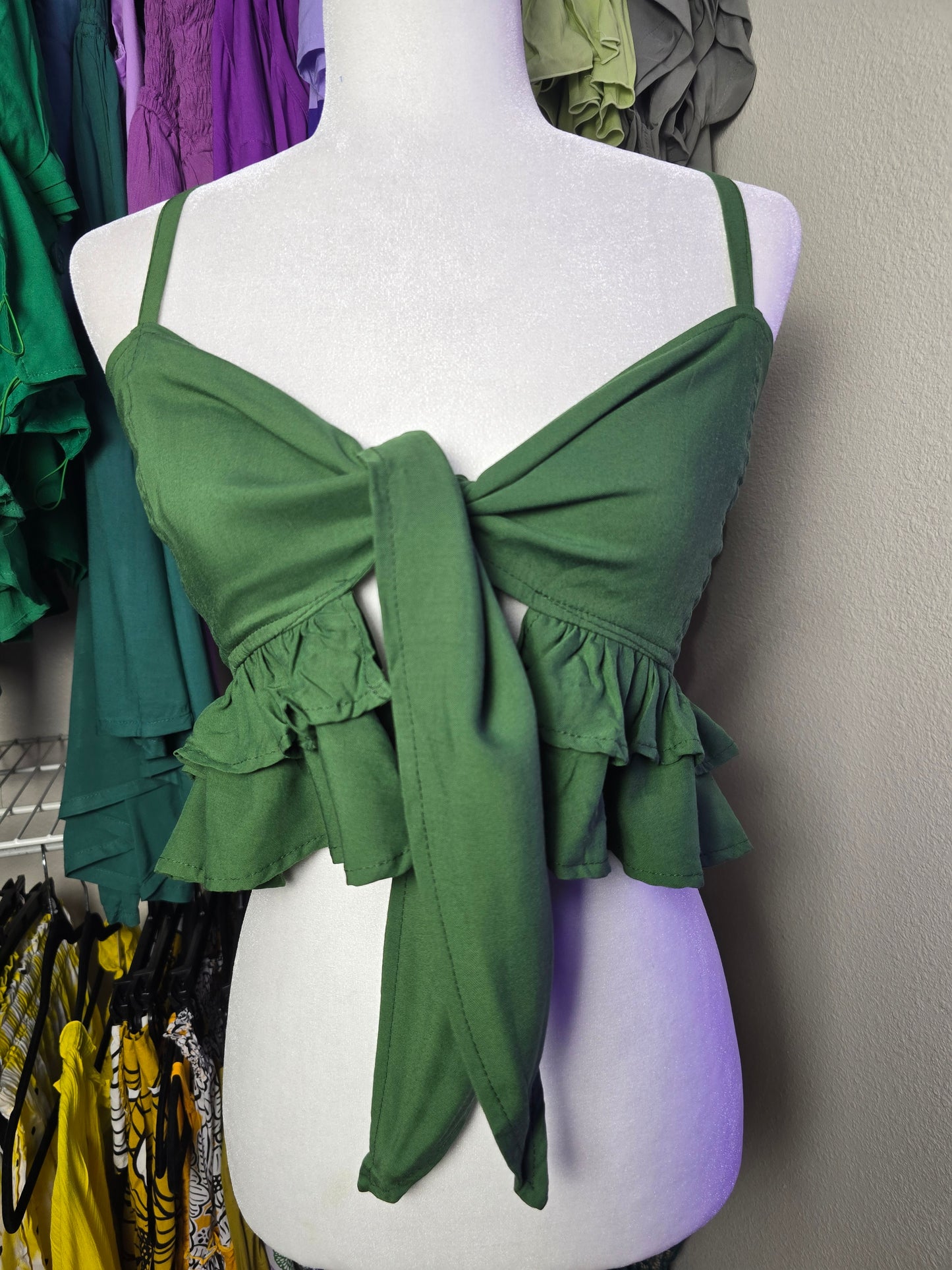 CROP TOP BROOKLYN (two ruffle)