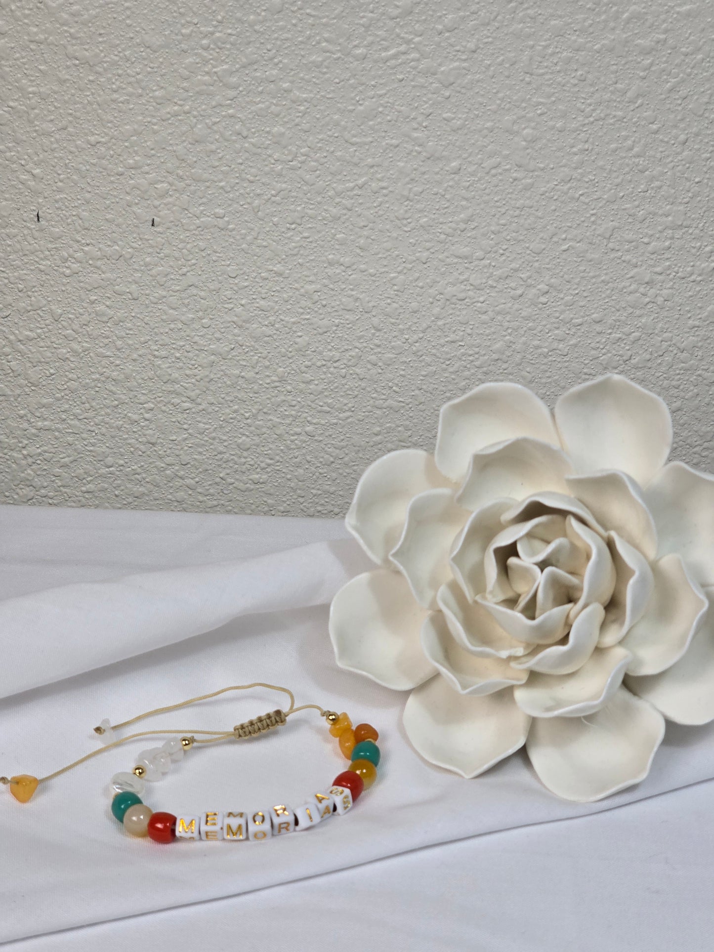 MEANINGFUL WORDS BRACELET (ABUELO, PAPA, FE ETC.)