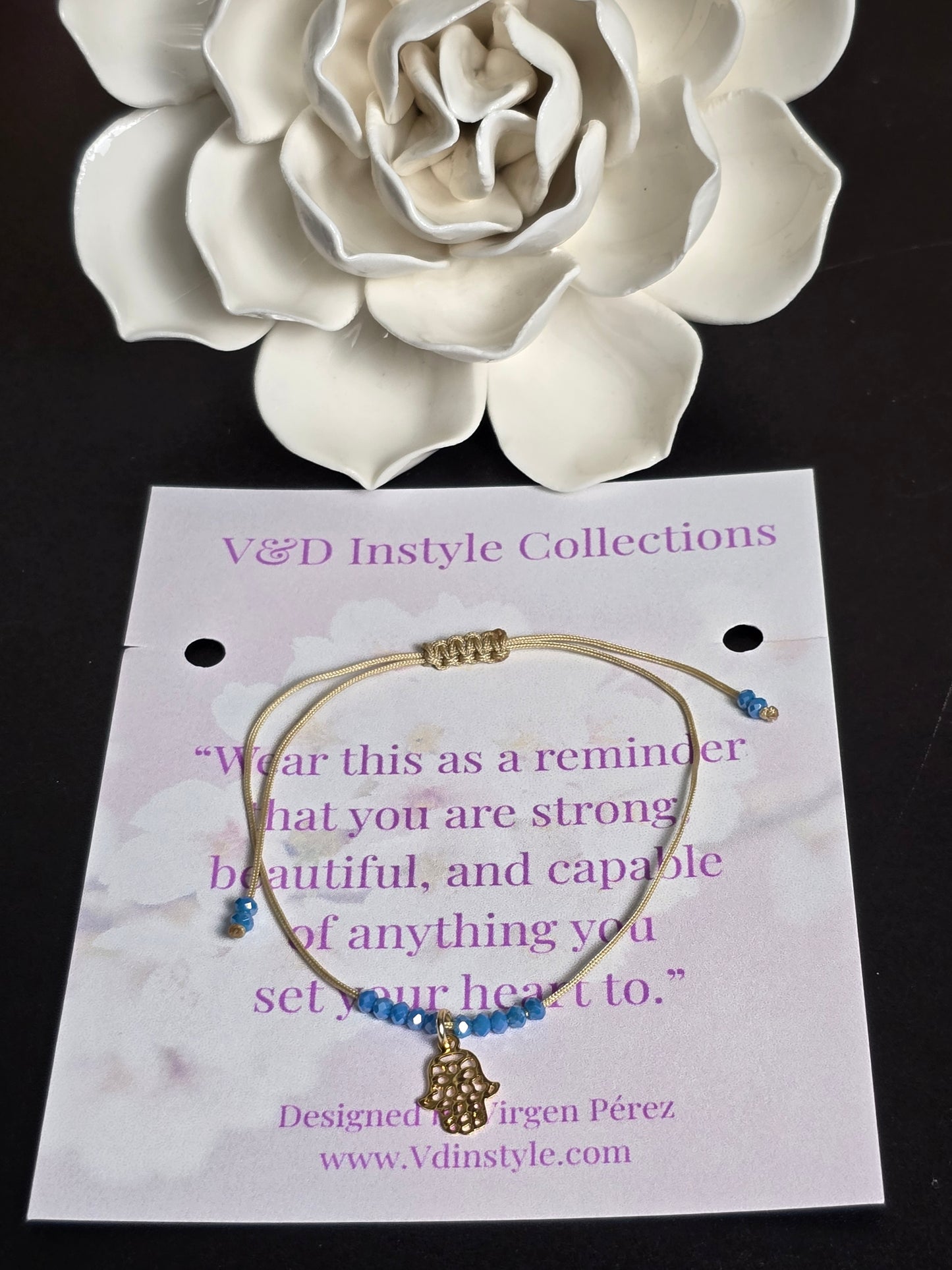 FRIENDSHIP BRACELET  BEIGE- ADJUSTABLE HANDMADE BRACELET