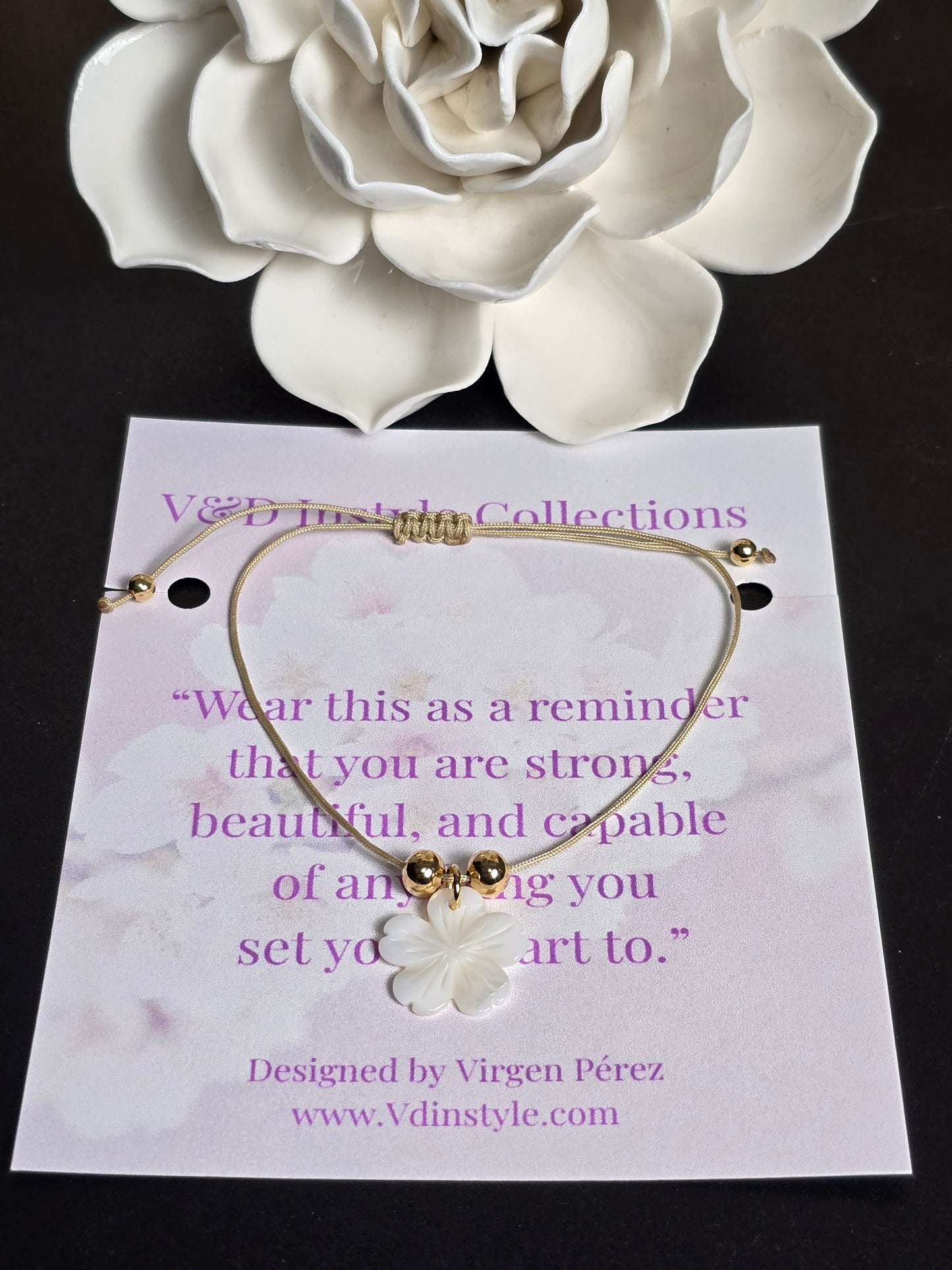 FRIENDSHIP BRACELET  BEIGE- ADJUSTABLE HANDMADE BRACELET