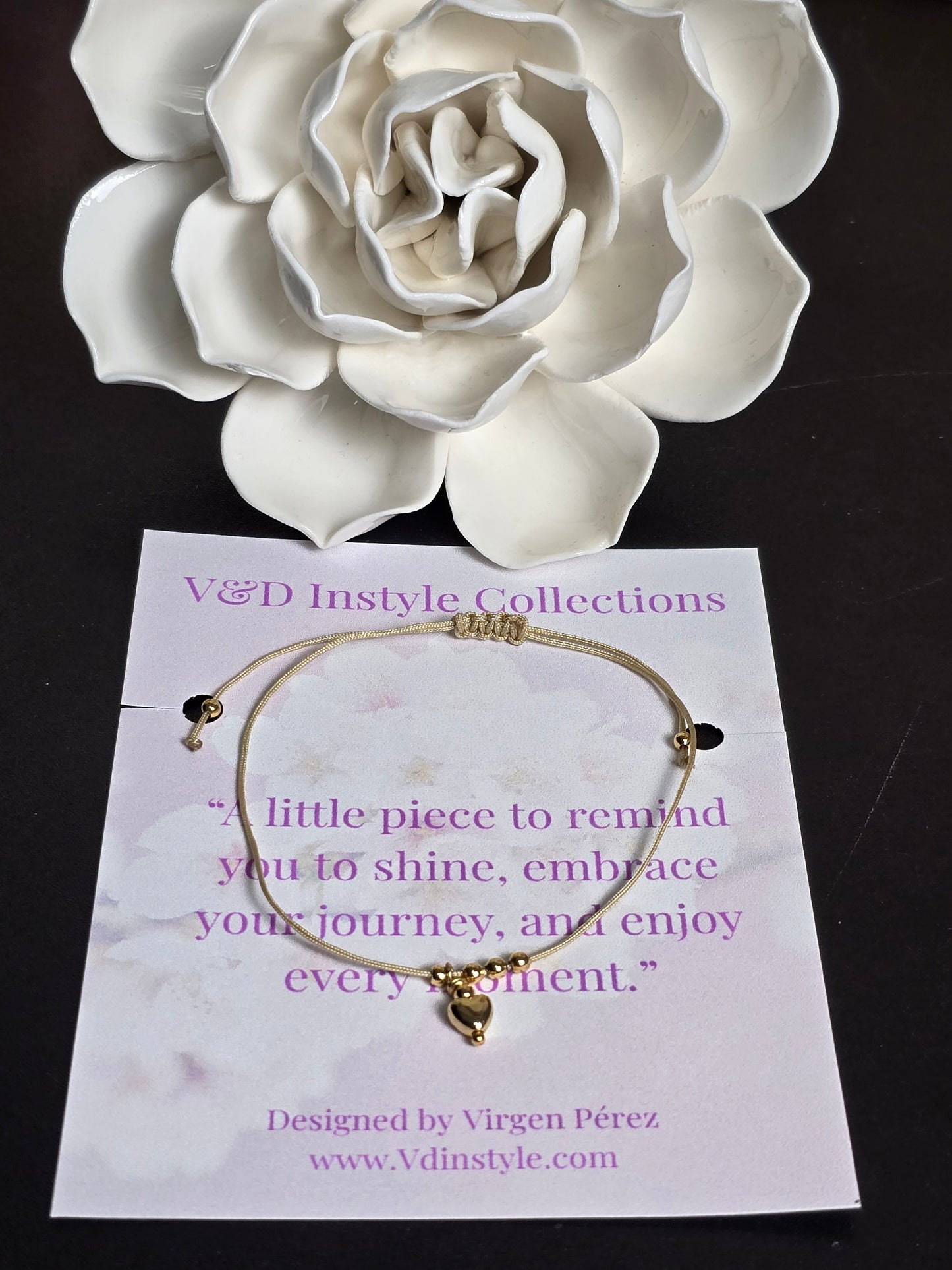 FRIENDSHIP BRACELET  BEIGE- ADJUSTABLE HANDMADE BRACELET