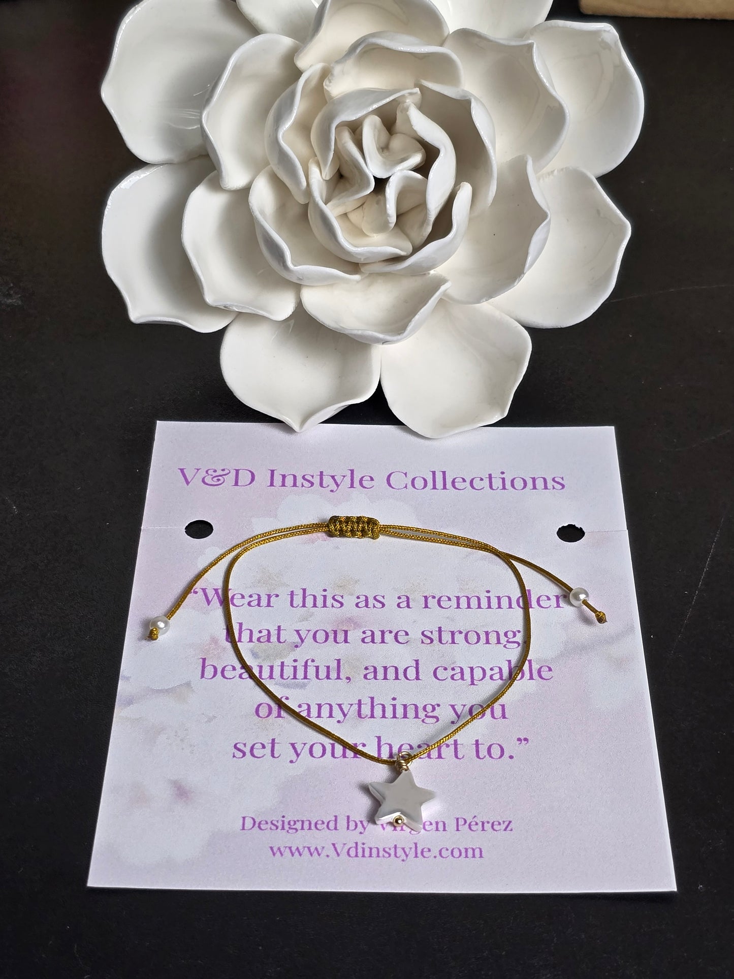 FRIENDSHIP BRACELET GOLD- ADJUSTABLE HANDMADE BRACELET