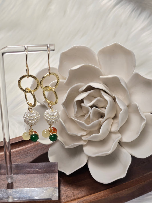 MONICA EARRINGS- WIRE HANDMADE EARRINGS