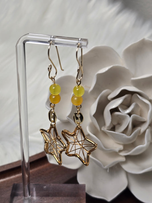 CRISTINA EARRINGS- WIRE HANDMADE EARRINGS