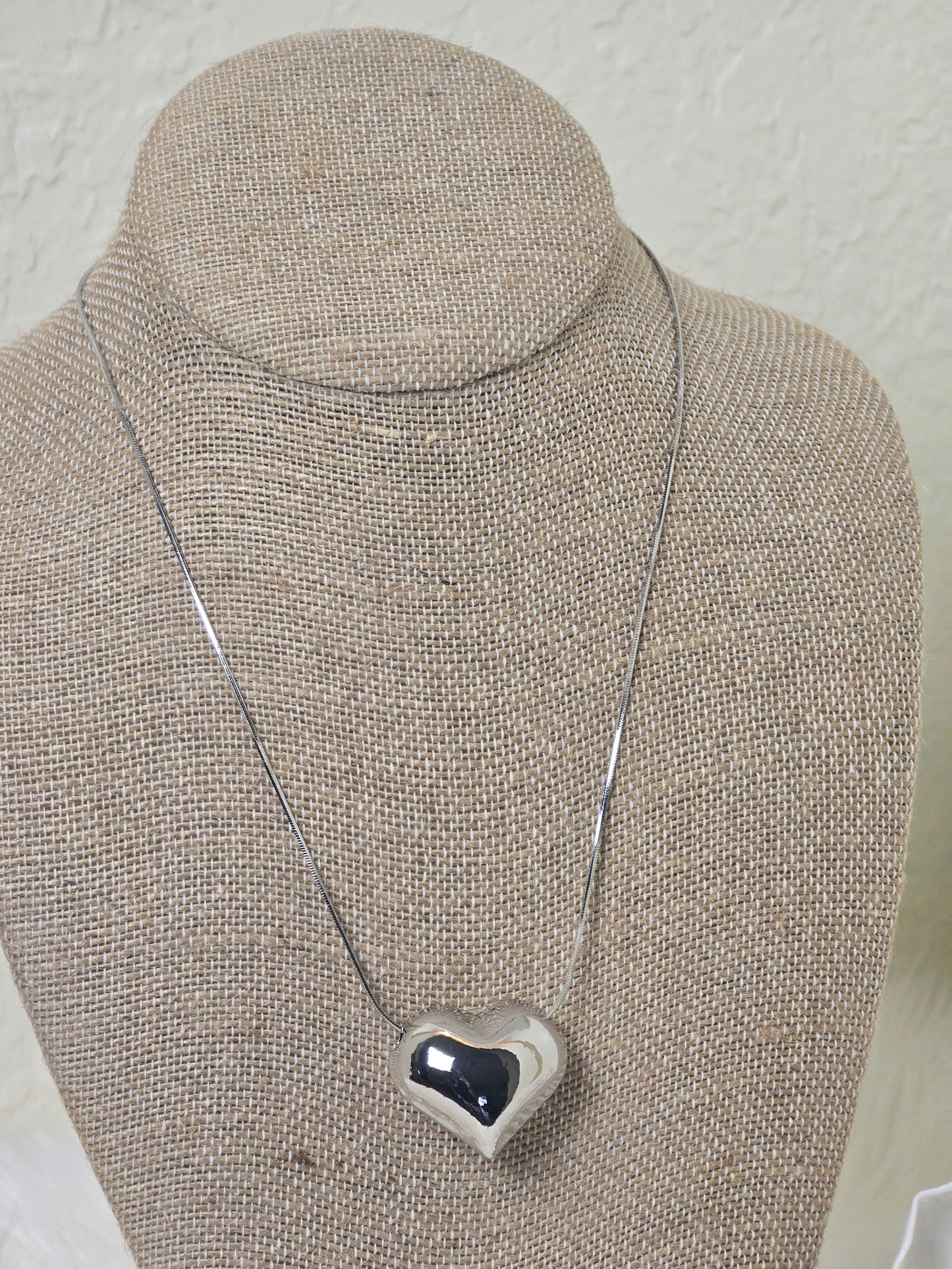 LUNA HEART CHAIN SILVER