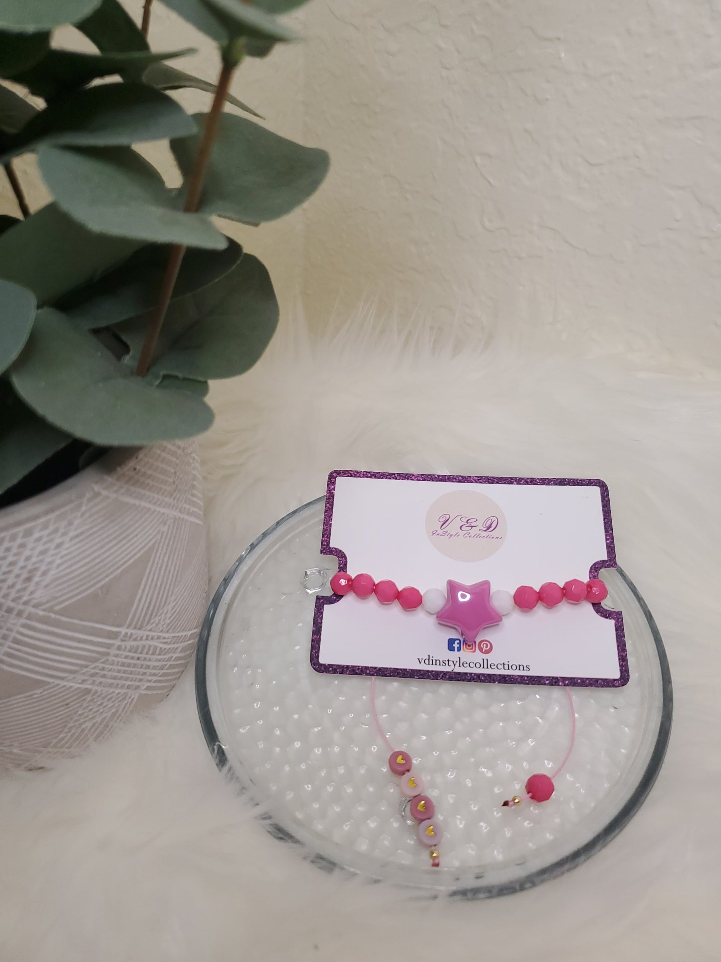 BRIGHT STAR BRACELET- ADJUSTABLE HANDMADE BRACELET
