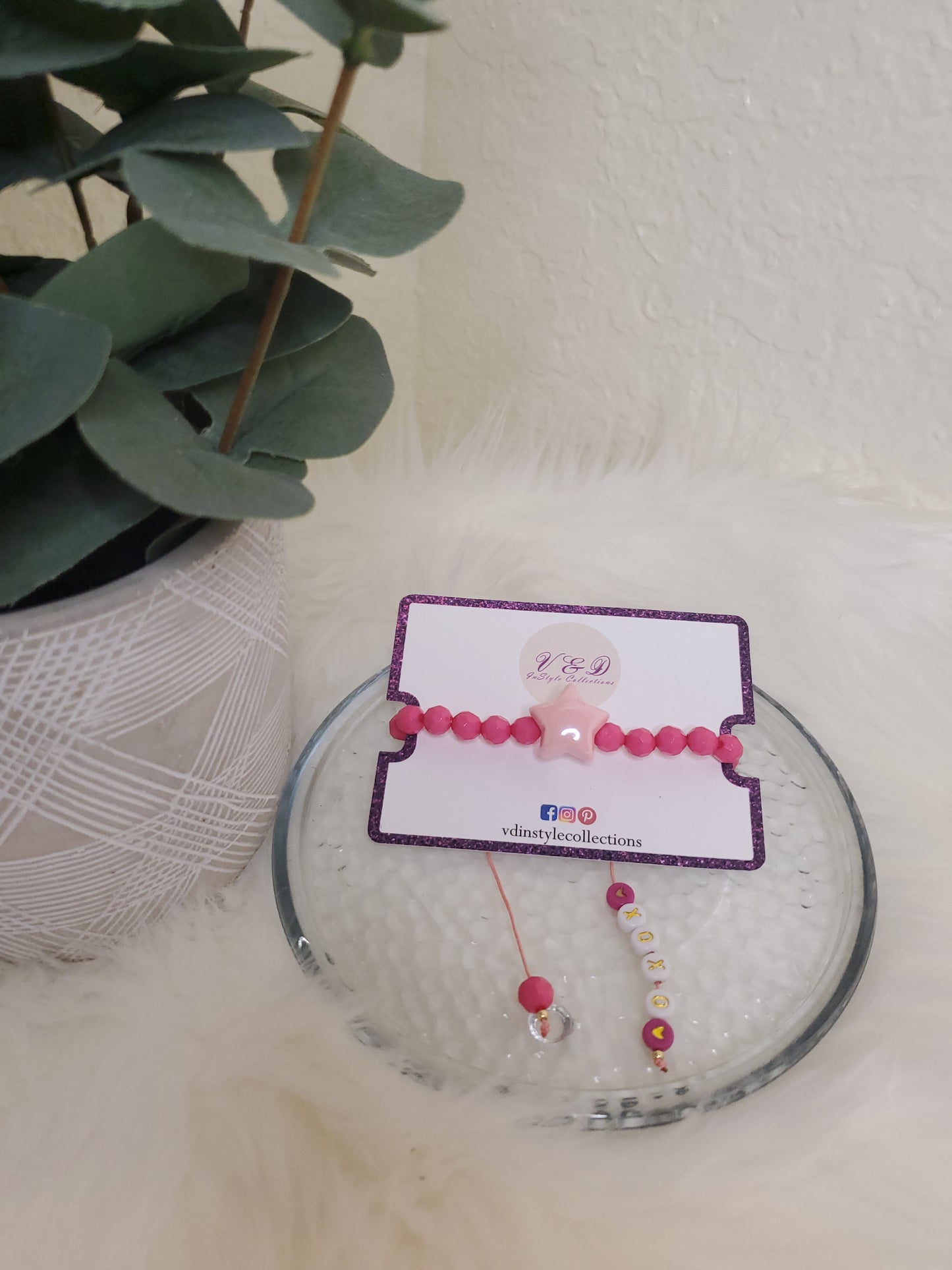 BRIGHT STAR BRACELET- ADJUSTABLE HANDMADE BRACELET