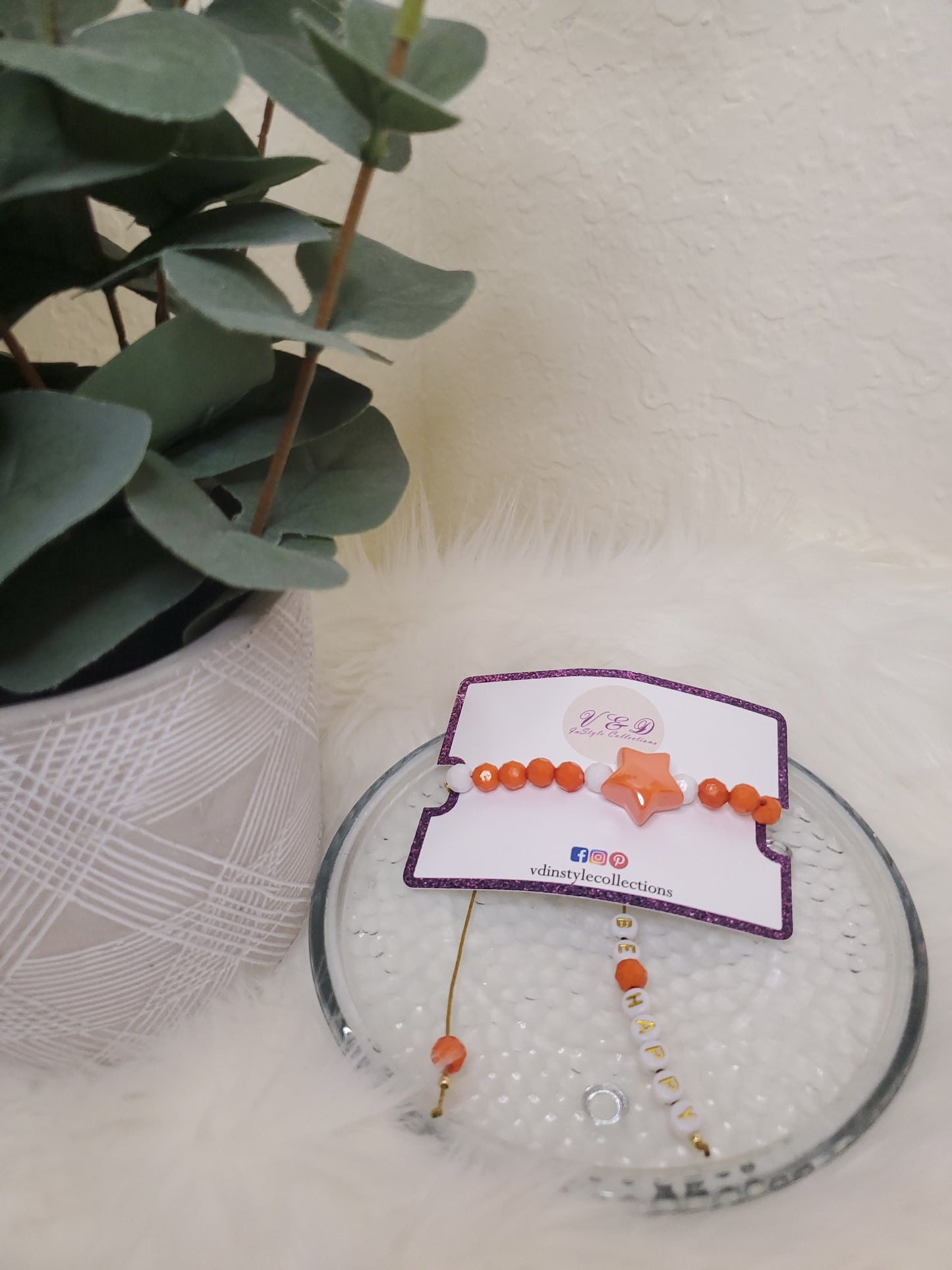 BRIGHT STAR BRACELET- ADJUSTABLE HANDMADE BRACELET